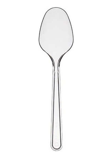 Plastik Kaşık Şeffaf 100'LÜ