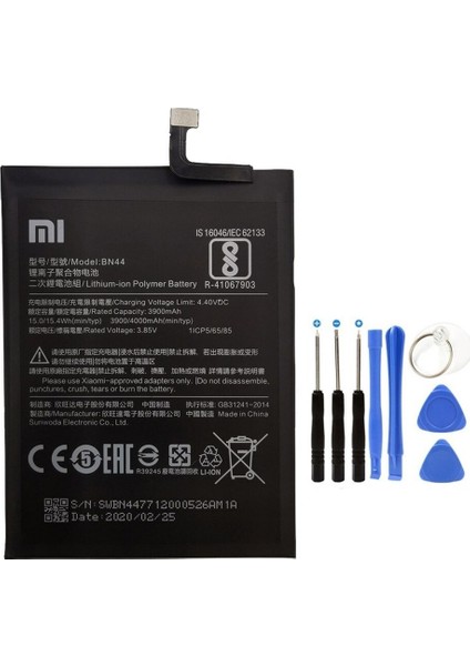 Xiaomi Redmi 5 Plus BN44 Batarya Pil + Tamir Seti