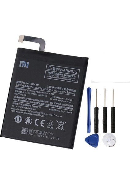 Xiaomi Mi6 BM39 Batarya Pil + Tamir Seti