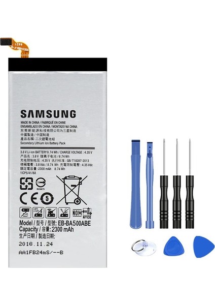 Samsung A5 2015 Batarya Pil A500F + Tamir Seti EB-BA500ABE