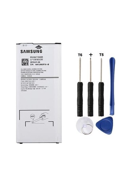 Samsung Galaxy A7 2016 Batarya Pil A710 + Tamir Seti EB-BA710ABE