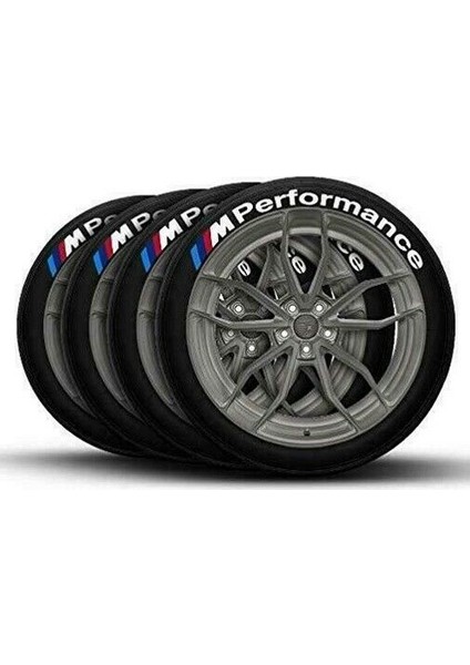 Lastik Yazısı M Performance Araç Motorsiklet Lastik Yazı Stiker 25mm 4adet