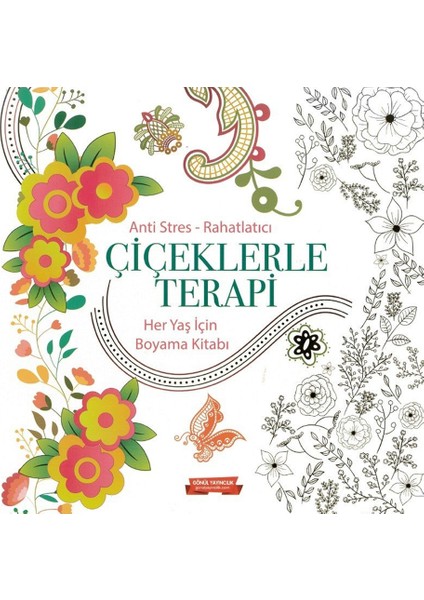 Mandala Çiçeklerle Terapi - Her Yaş Için Boyama Kitabı