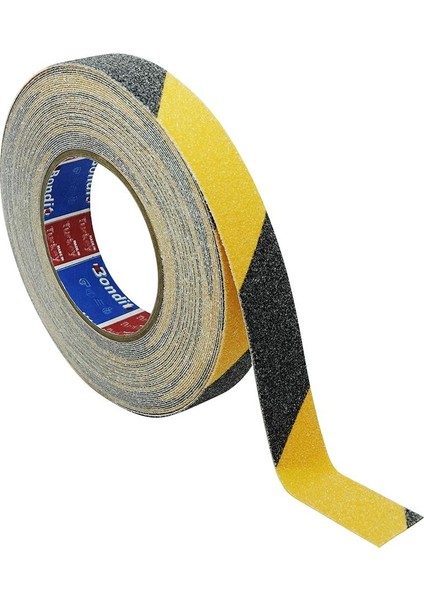 Merdiven Kaydırmaz Bant Siyah-Sarı 25 mm x 15 mt