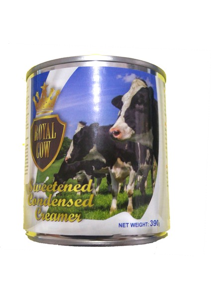 Royal Cow Milk Condensed Soyalı Yoğunlaştırılmış Süt 390g 3 adet