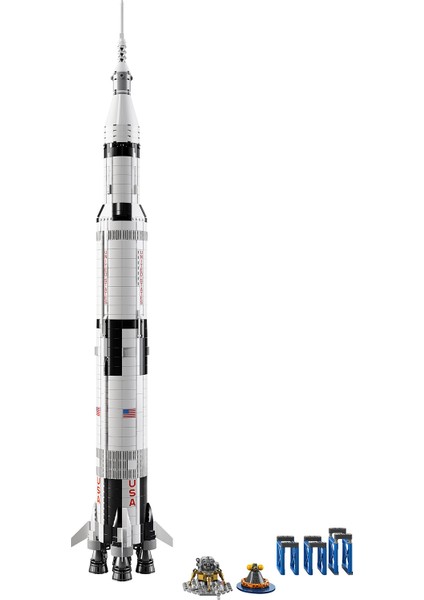 NASA Apollo Saturn V 21309 Outer Space Model Roket  Bilim Kiti (1969 Parça)