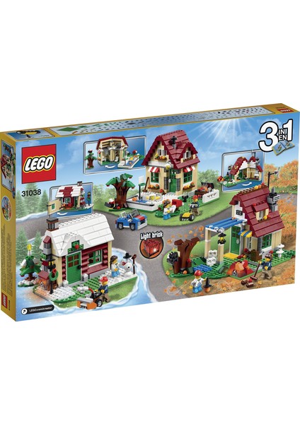 Creator 31038 Değişen Mevsimler Yapı Kiti modelleri