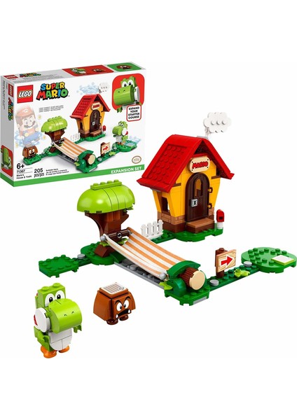 Super Mario Mario Evi & Yoshi Genişletme 71367 Yapı Kiti (205 Parça)