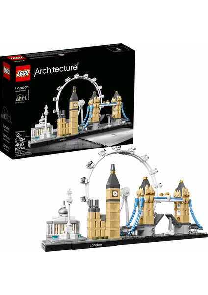 Architecture London Skyline Collection 21034 Yapı Model Kiti (468 Parça)