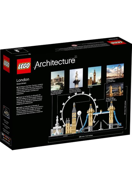 Architecture London Skyline Collection 21034 Yapı Model Kiti (468 Parça)