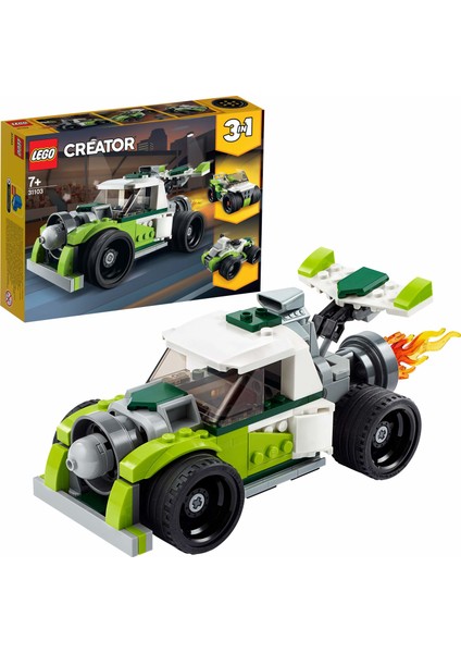 Creator 3in1 Rocket Truck 31103 Yapı Kiti (198 Parça)