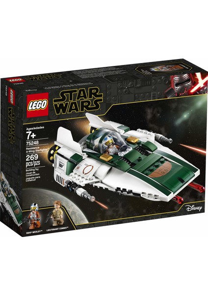 Star Wars: The Rise of Skywalker Resistance A Wing Starfighter 75248 Yapı Kiti (269 Parça)