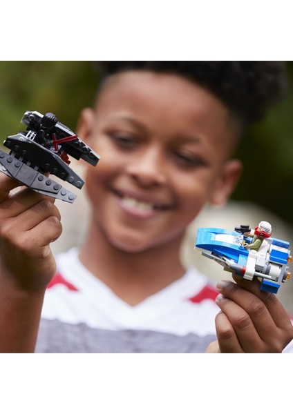 Star Wars: The Last Jedi A-Wing vs. TIE Silencer Microfighters 75196 Yapı Kiti (188 Parça)