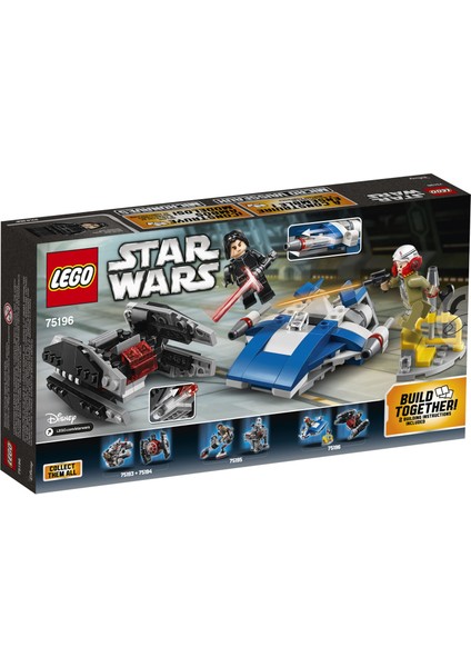 Star Wars: The Last Jedi A-Wing vs. TIE Silencer Microfighters 75196 Yapı Kiti (188 Parça)