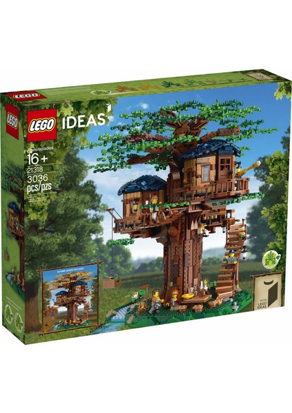 Ideas 21318 Ağaç Ev Yapı Kiti (3,036 Parça)