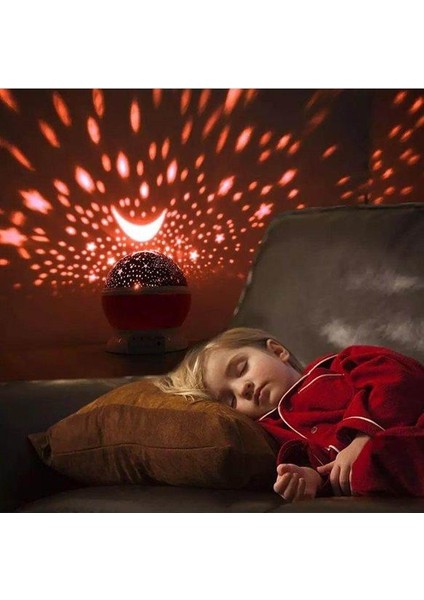 Gece Lambası Masa Lambası Dönen Star Master Projeksiyon Işık LED Lamba