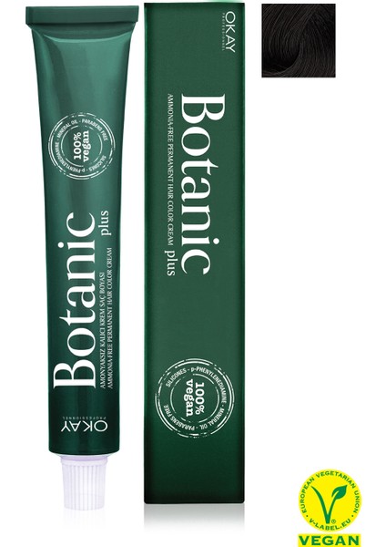 Botanic Plus Saç Boyası 1.0 Siyah