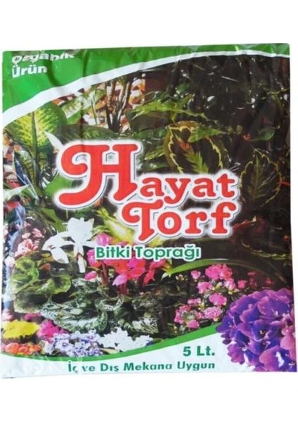 Torf Toprak 5lt Yerli Fidan Çiçek Toprağı P1799S4719