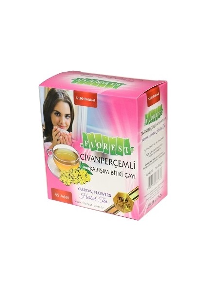 Civan Perçem'li Karışım Bitki Çayı 45''li Süzen Poşet 90 gr