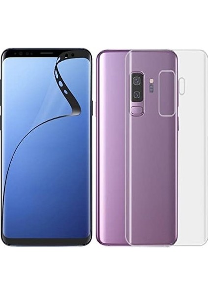 Samsung Galaxy S9+ Plus Ön Arka Süper Pet Nano Ekran Koruyucu