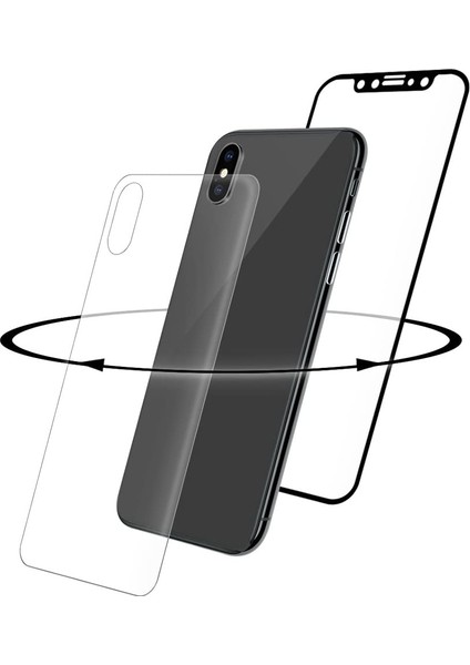 Apple iPhone XS Max Ön Arka Süper Pet Nano Ekran Koruyucu