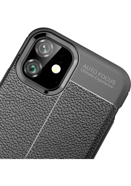 Apple iPhone 11 Pro Deri Görünümlü Lux Niss Silikon Kılıf