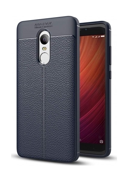 Xiaomi Redmi Note 4 Deri Görünümlü Lux Niss Silikon Kılıf