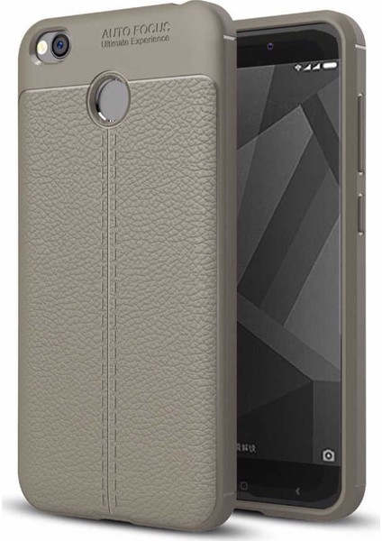 Xiaomi Redmi 4x Deri Görünümlü Lux Niss Silikon Kılıf