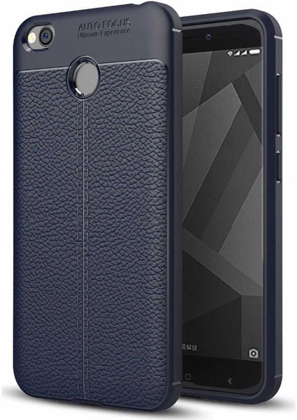 Xiaomi Redmi 4x Deri Görünümlü Lux Niss Silikon Kılıf