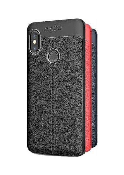 Xiaomi Mi 8 Deri Görünümlü Lux Niss Silikon Kılıf fiyatları