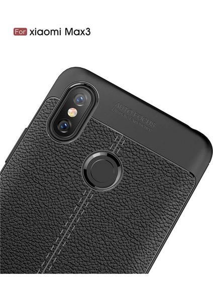 Xiaomi Mi Max 3 Deri Görünümlü Lux Niss Silikon Kılıf fiyatları