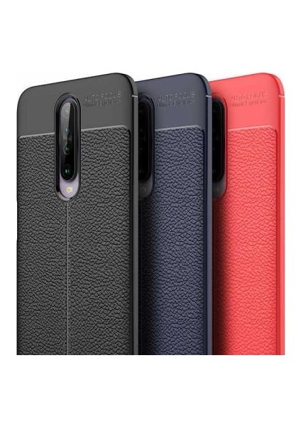Xiaomi Redmi K30 Deri Görünümlü Lux Niss Silikon Kılıf modelleri