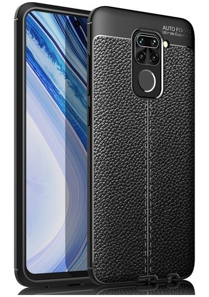 Xiaomi Redmi Note 9 Deri Görünümlü Lux Niss Silikon Kılıf