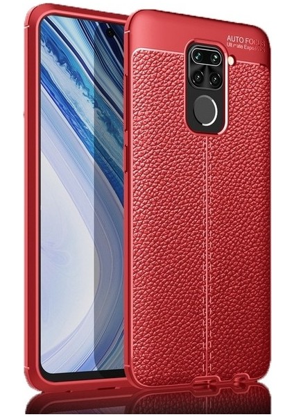 Xiaomi Redmi Note 9 Deri Görünümlü Lux Niss Silikon Kılıf