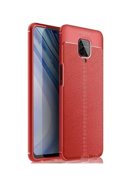 Xiaomi Redmi Note 9 Pro Deri Görünümlü Lux Niss Silikon Kılıf