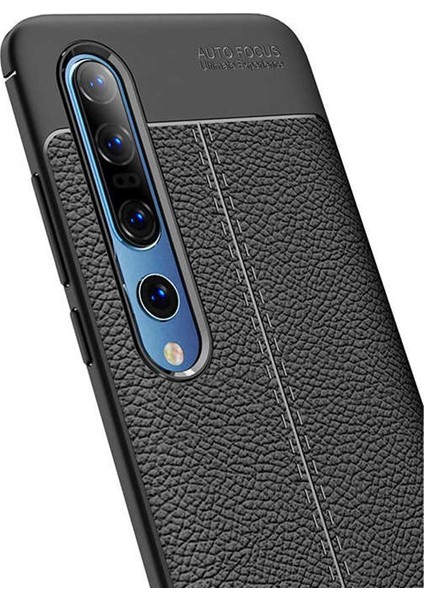 Xiaomi Mi 10 Deri Görünümlü Lux Niss Silikon Kılıf fiyatları