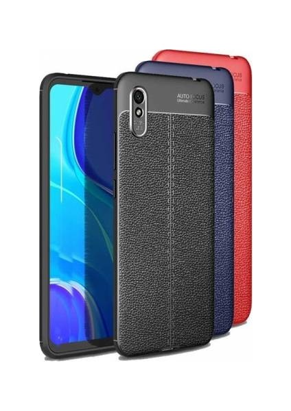 Xiaomi Redmi 9A Deri Görünümlü Lux Niss Silikon Kılıf fırsatları