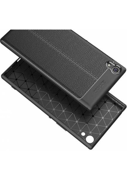 Sony Xa1 Plus G3421 Deri Görünümlü Lux Niss Silikon Kılıf fiyatları