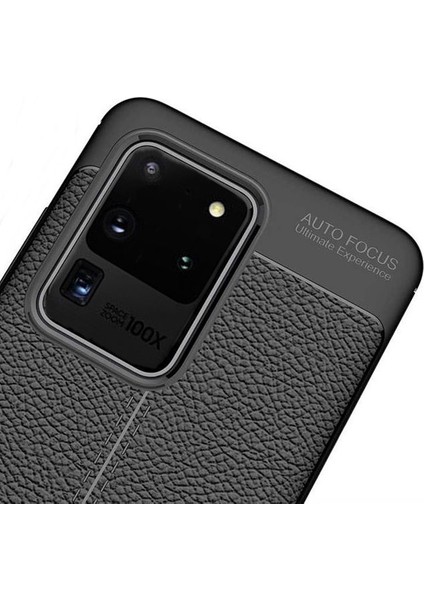 Samsung Galaxy S20 Ultra Deri Görünümlü Lux Niss Silikon Kılıf fiyatları