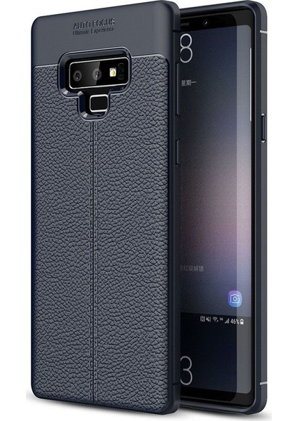 Samsung Galaxy Note 9 Deri Görünümlü Lux Niss Silikon Kılıf