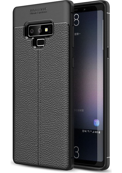 Samsung Galaxy Note 9 Deri Görünümlü Lux Niss Silikon Kılıf