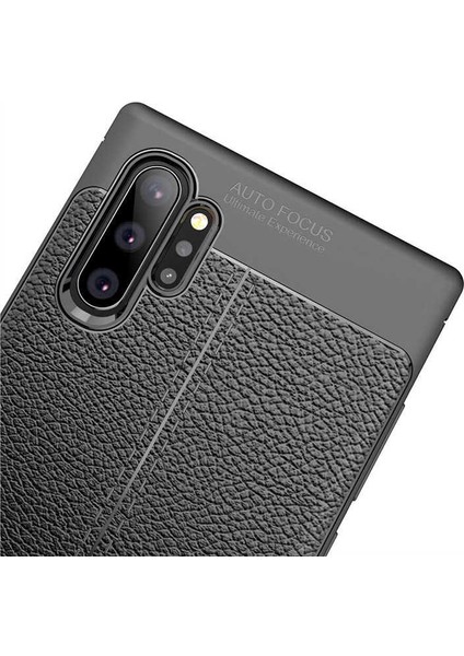 Samsung Galaxy Note 10+ Plus Deri Görünümlü Lux Niss Silikon Kılıf fiyatları