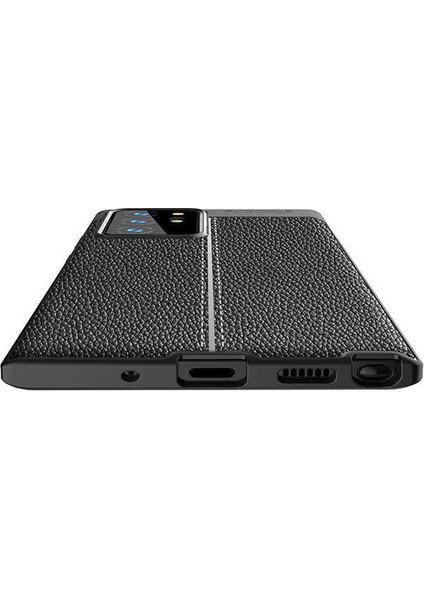 Samsung Galaxy Note 20 Ultra Deri Görünümlü Lux Niss Silikon Kılıf fırsatları