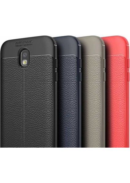 Samsung Galaxy J5 Pro Deri Görünümlü Lux Niss Silikon Kılıf fırsatları