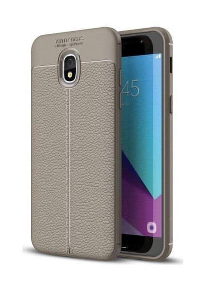 Samsung Galaxy J5 Pro Deri Görünümlü Lux Niss Silikon Kılıf