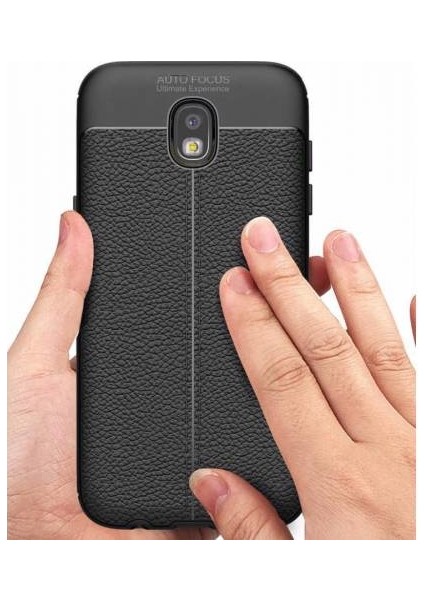 Samsung Galaxy J7 Pro Deri Görünümlü Lux Niss Silikon Kılıf fiyatları