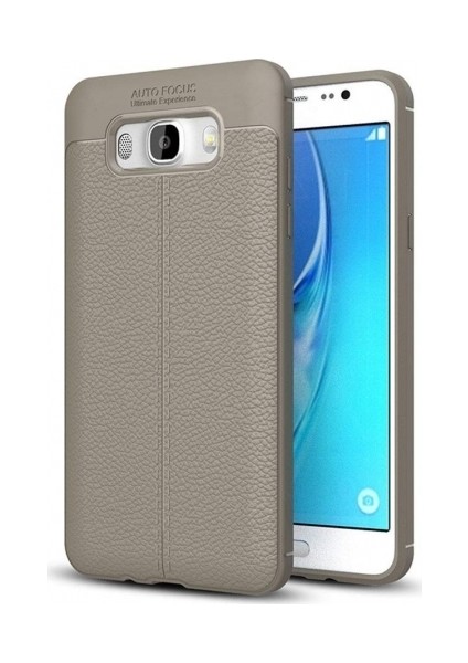 Samsung Galaxy J7 2016 Deri Görünümlü Lux Niss Silikon Kılıf