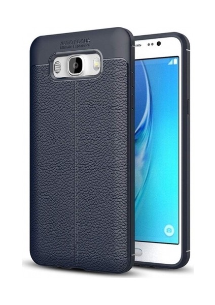 Samsung Galaxy J7 2016 Deri Görünümlü Lux Niss Silikon Kılıf