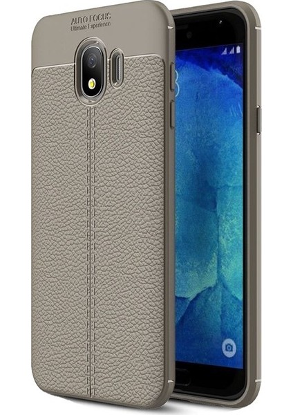 Samsung Galaxy Grand Prime Pro ( J250F) Deri Görünümlü Lux Niss Silikon Kılıf