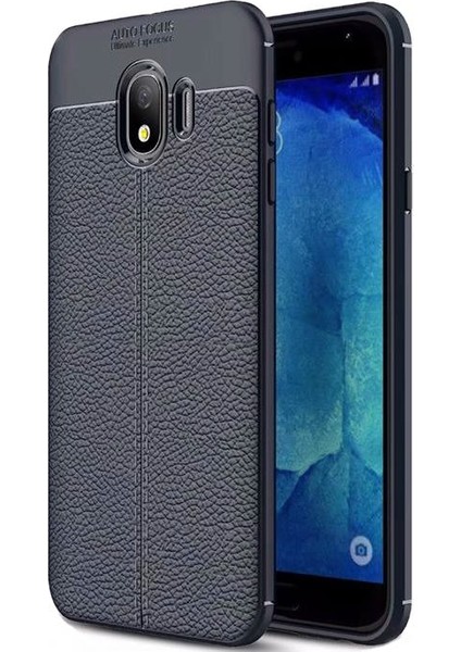 Samsung Galaxy J6 Deri Görünümlü Lux Niss Silikon Kılıf